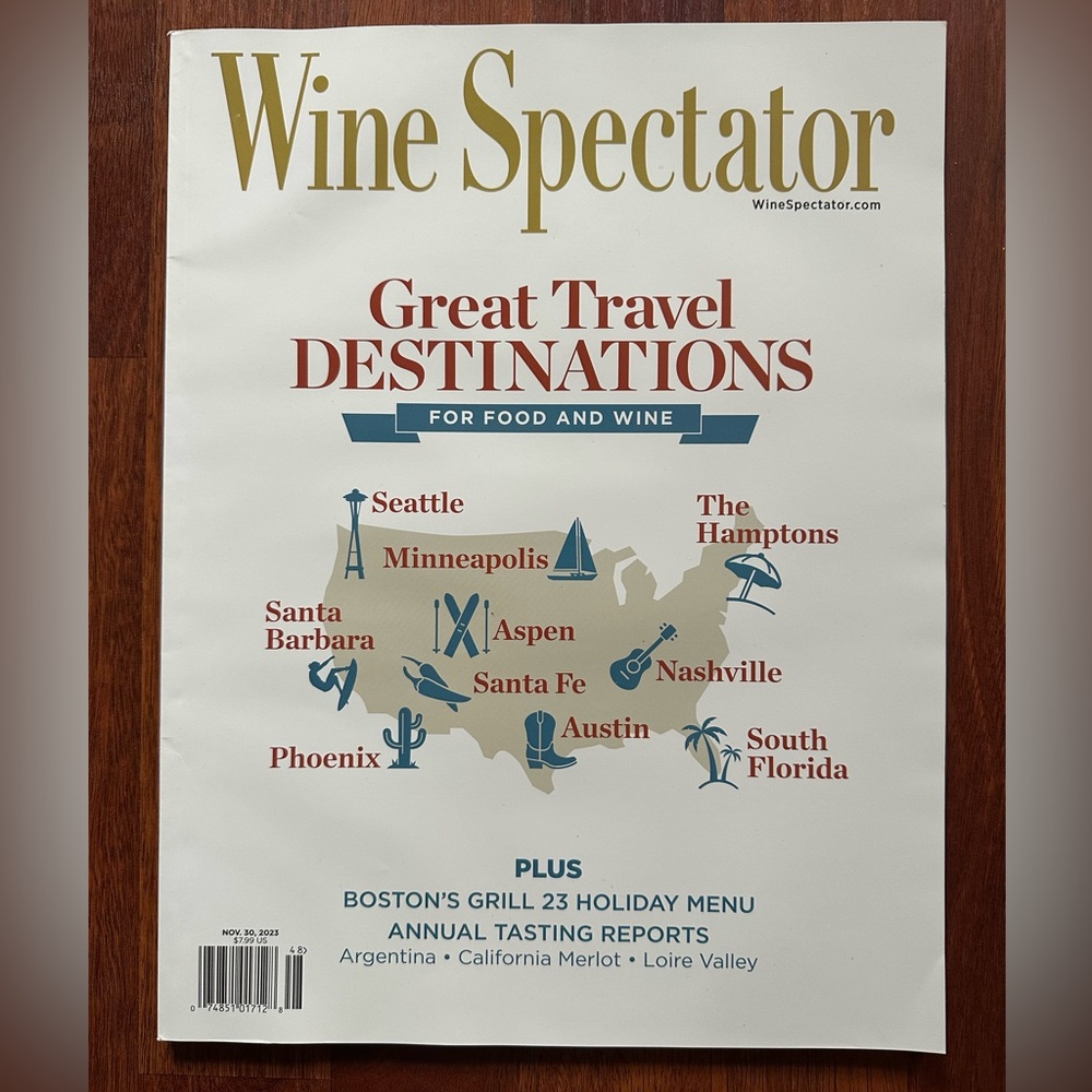 Wine Spectator Magazine - November 30, 2023